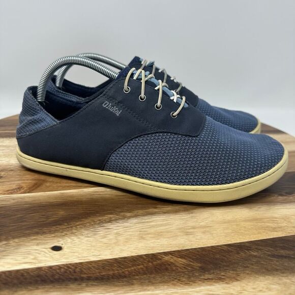 Olukai Nohea Moku Men Blue Lightweight Mesh Slip On Sneakers Size US 10 - Picture 1 of 8